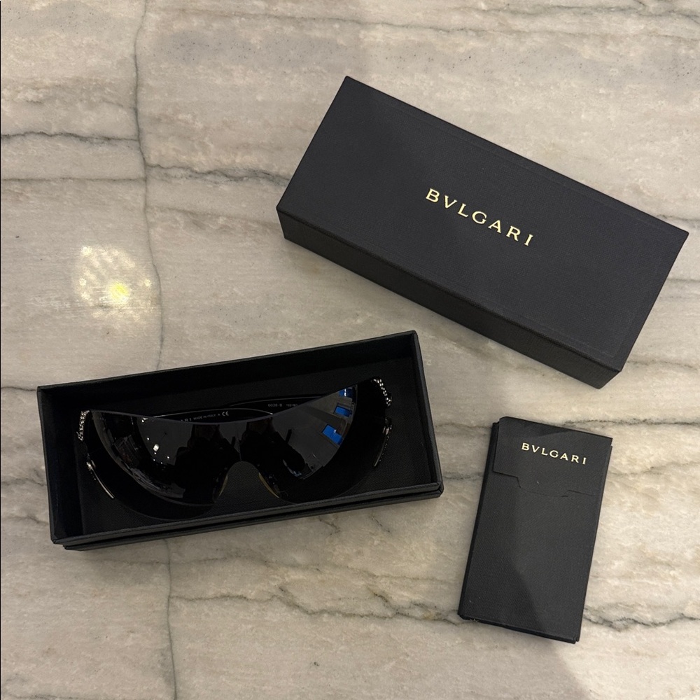 Bvlgari Parentesi Woman’s Sunglasses with Swarovski Crystals Black
